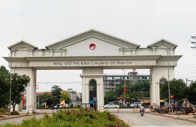 bán đất dịch vụ cổng đô thị Kim Chung Di Trạch