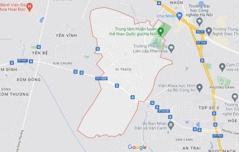 quy hoạch xã di trạch hoài đức