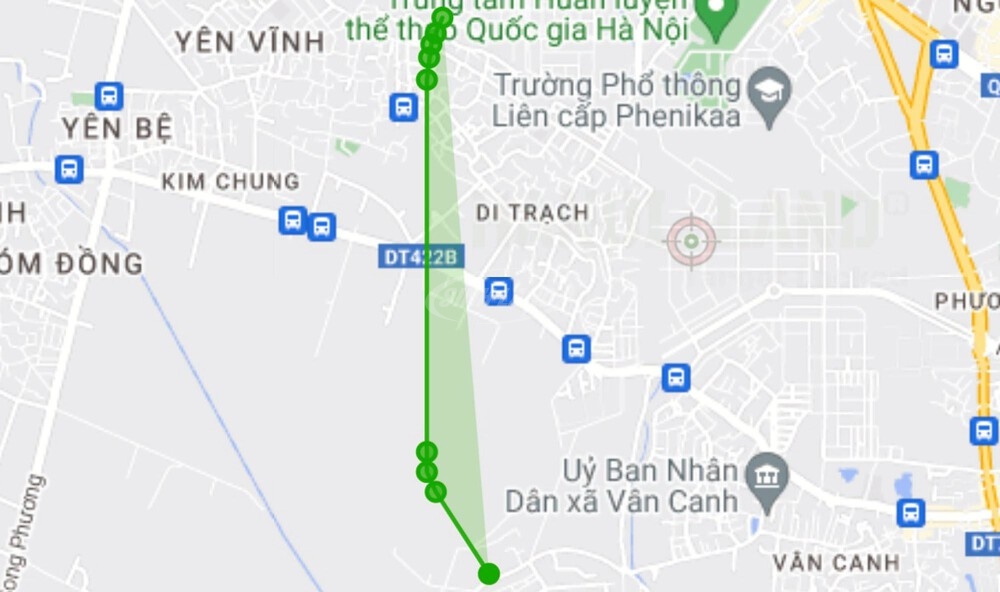 quy hoạch xã di trạch hoài đức