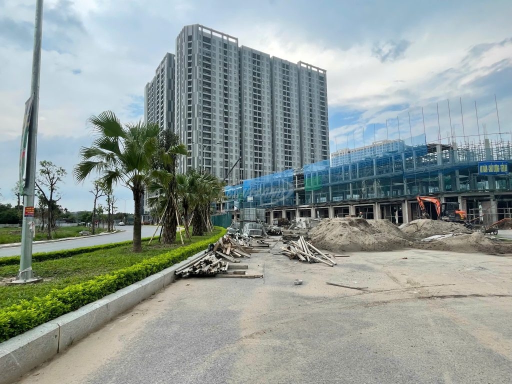 trục đường chính vào dự án