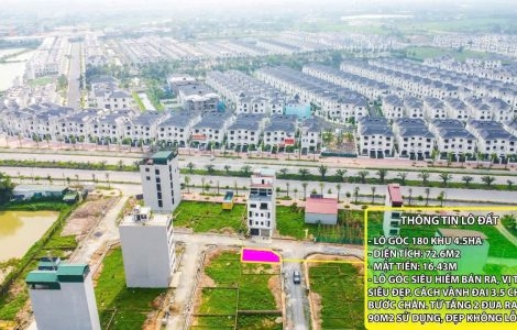 Bán đất lô góc khu 4.5ha Vân Canh
