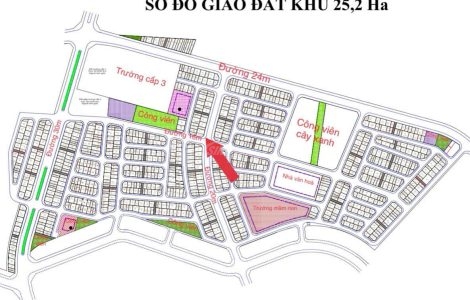 Bán lô góc 25.2 ha Vân Canh