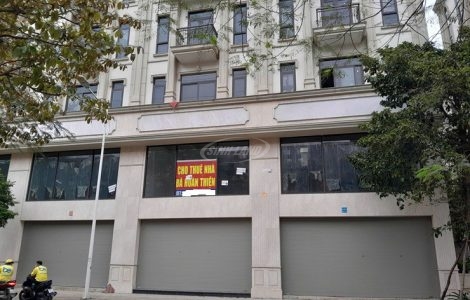 shophouse liền kề đóng cửa