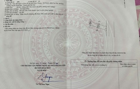đất dịch vụ kim chung