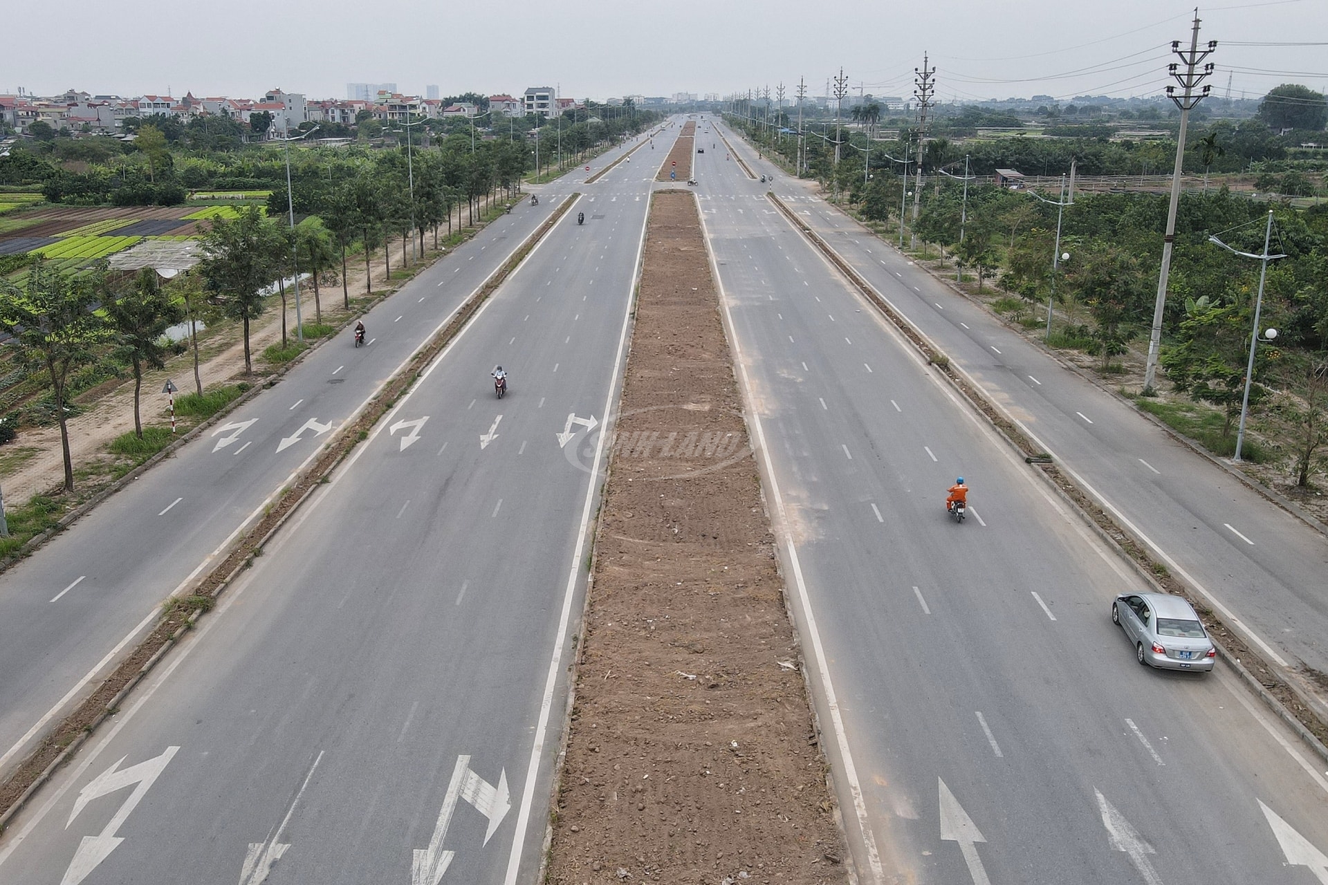 đường tây thăng long đoạn Văn Tiến Dũng Tây Tựu