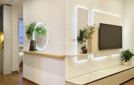 căn hộ chung cư tân tây đô phòng khách