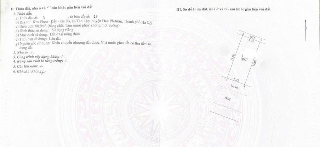 Bán đất Pheo Đẫy xã Ô Diên