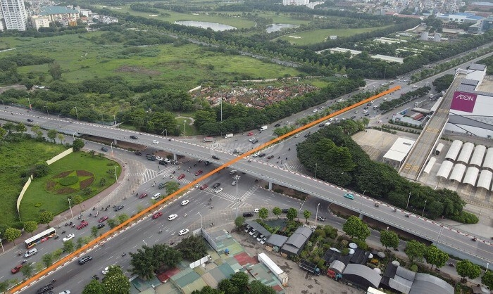 hầm chui nút giao Cổ Linh