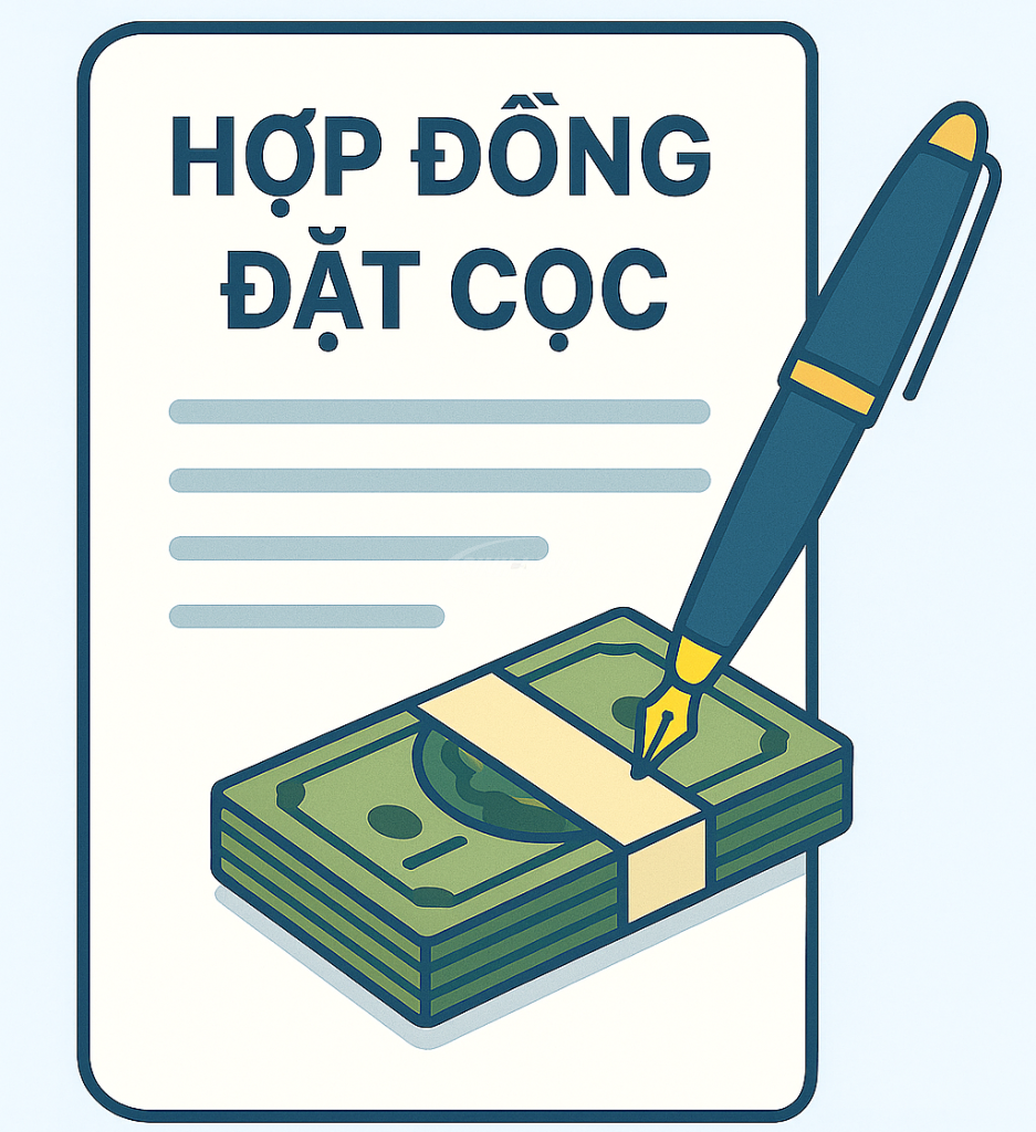 Hợp đồng đặt cọc mua đất dịch vụ lai xá