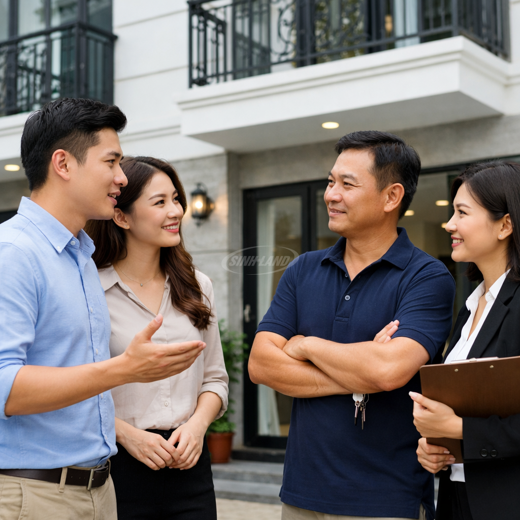 thương lượng giá nhà trạm trôi