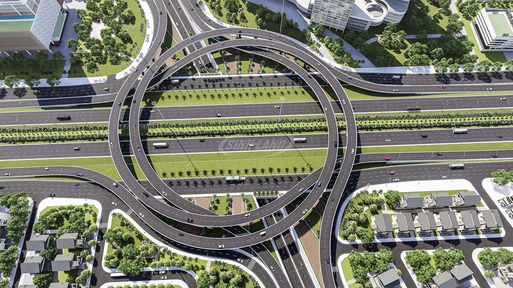 nút giao vành đai đại lộ thăng long