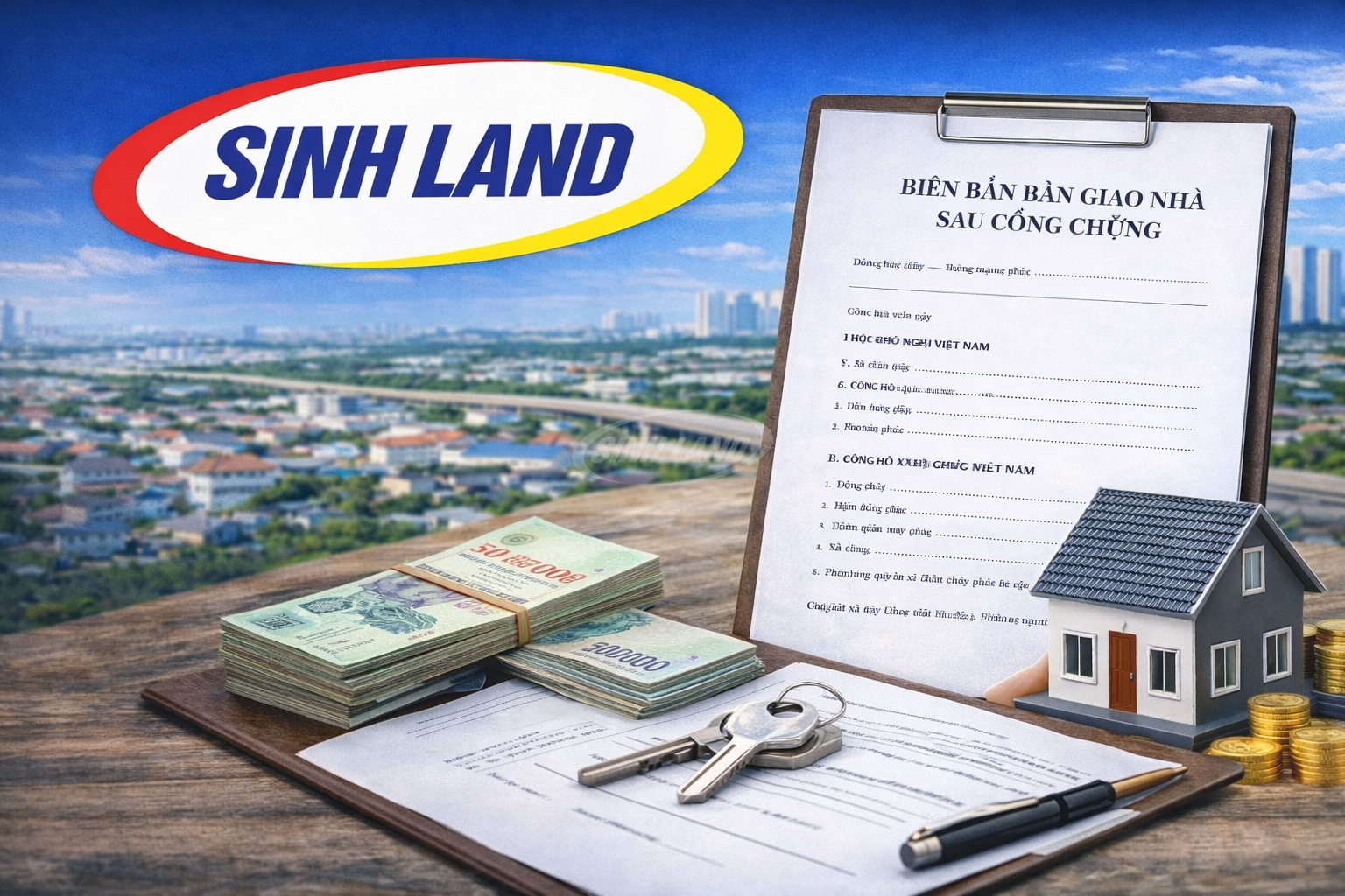 Mẫu Biên Bản Bàn Giao Nhà