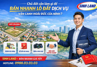 bán nhanh lô đất dịch vụ Vân Canh