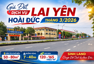 Giá đất dịch vụ Lại Yên