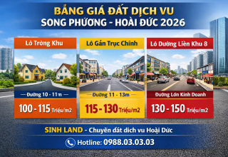 giá đất dịch vụ song phương