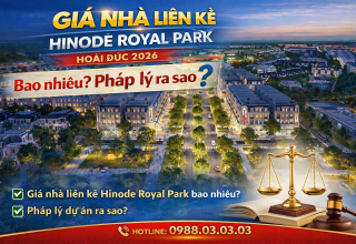 Giá nhà liền kề Hinode Royal Park Hoài Đức 2026