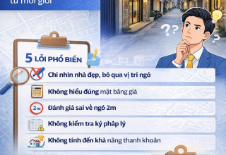 lỗi nên tránh khi mua nhà Vân Canh