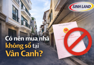mua nhà không sổ tại Vân Canh