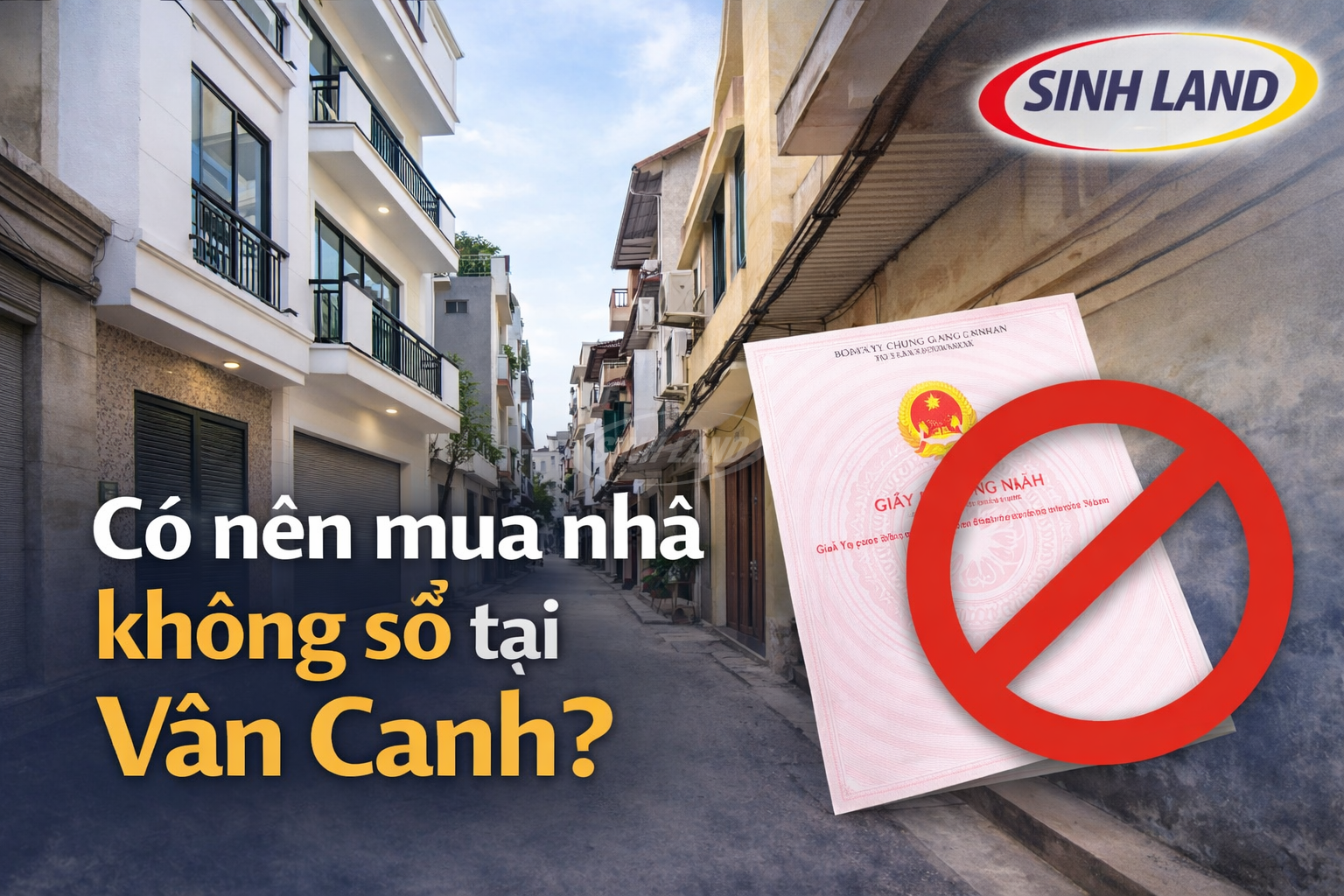 mua nhà không sổ tại Vân Canh