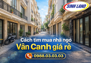 mua nhà trong ngõ Vân Canh