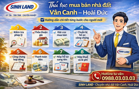 Thủ tục mua bán nhà đất Vân Canh