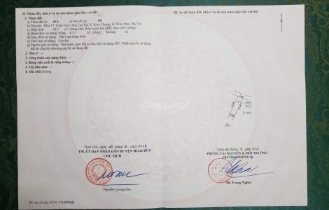 bán đất tập thể bông vải sợi