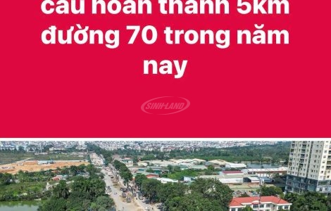 hoàn thành đường 70