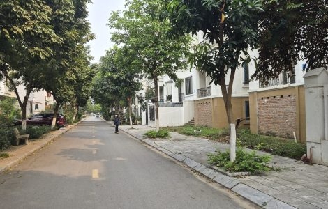 bán biệt thự khu đô thị lideco hoài đức