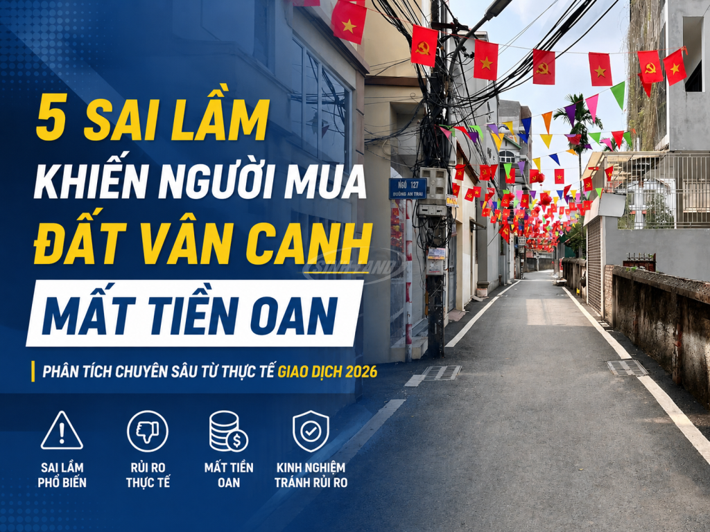 sai lầm mua đất vân canh