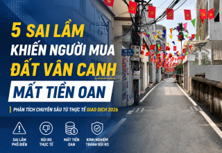 sai lầm mua đất vân canh