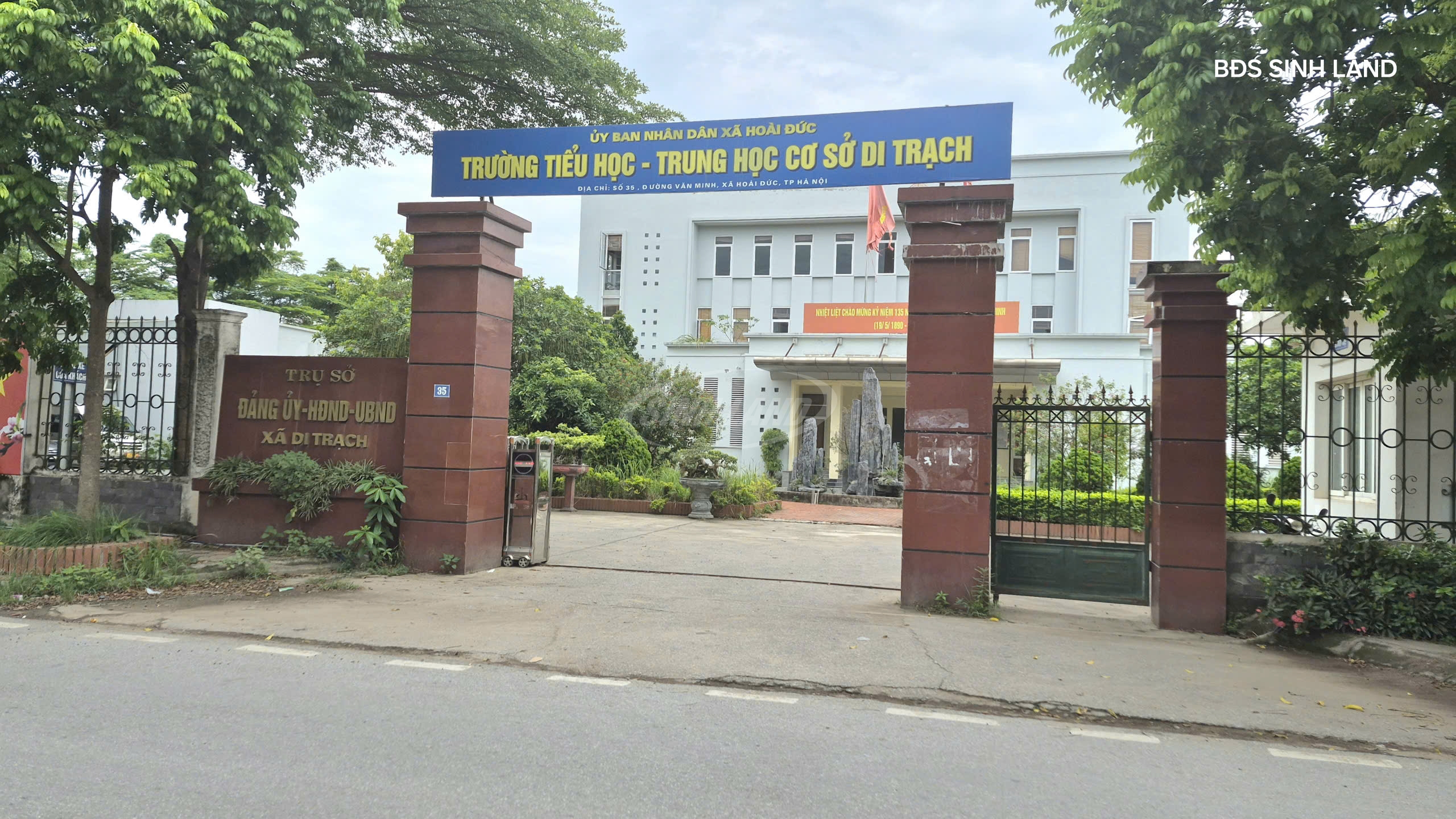 đất dịch vụ di trạch - hoài đức Trường Học Di Trạch