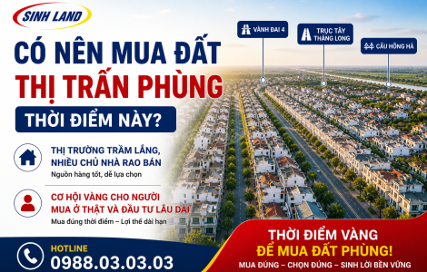mua đất thị trấn phùng