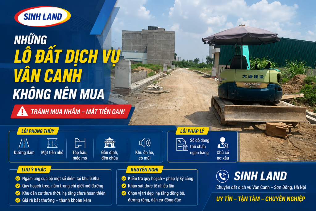 Lô Đất Dịch Vụ Vân Canh Không Nên Mua