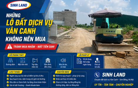 Lô Đất Dịch Vụ Vân Canh Không Nên Mua