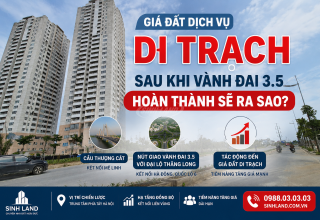 đất dịch vụ di trạch vành đai 3.5