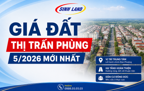 Giá đất thị trấn Phùng