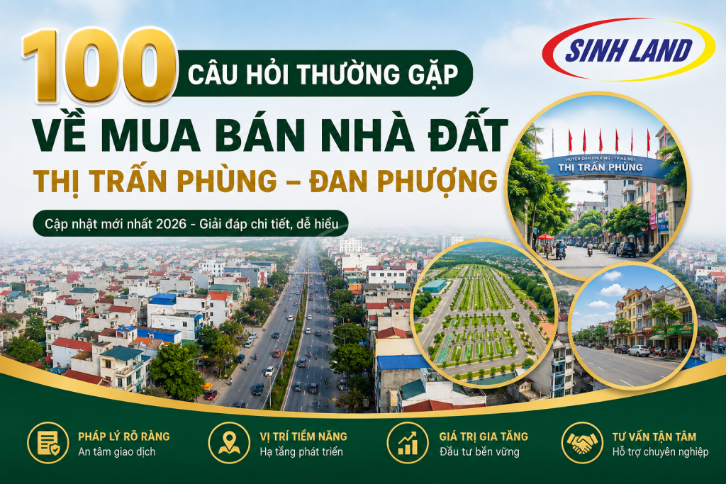 nhà đất thị trấn phùng