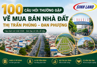 nhà đất thị trấn phùng