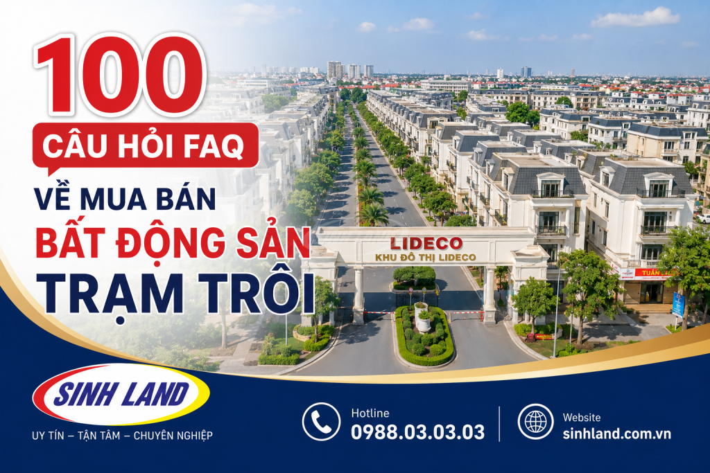câu hỏi bất động sản trạm trôi