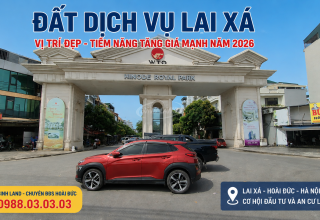 đất dịch vụ Lai Xá năm 2026