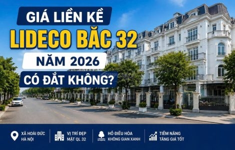 Giá liền kề Lideco Bắc 32 năm 2026