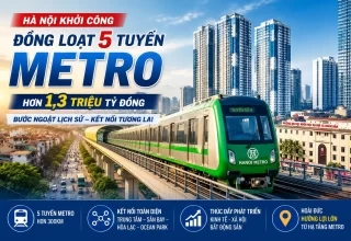 Hà Nội khởi công 5 tuyến metro