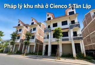 pháp lý khu nhà ở Cienco 5 Tân Lập