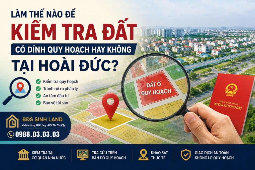 kiểm tra quy hoạch tại hoài đức