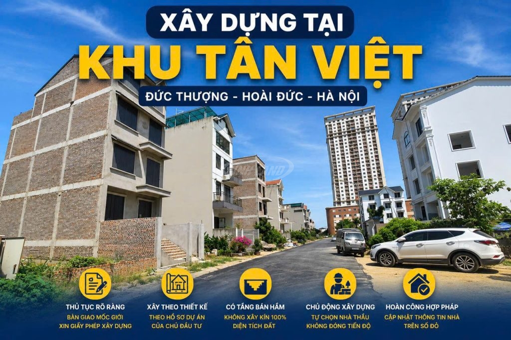 Xây dựng tại Khu Tân Việt Đức Thượng