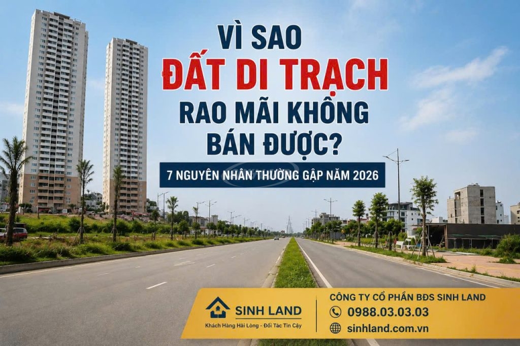 đất Di Trạch rao mãi không bán được