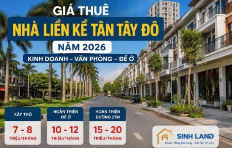 Giá Thuê Nhà Liền Kề Tân Tây