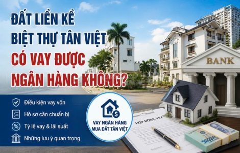 Đất liền kề biệt thự Tân Việt