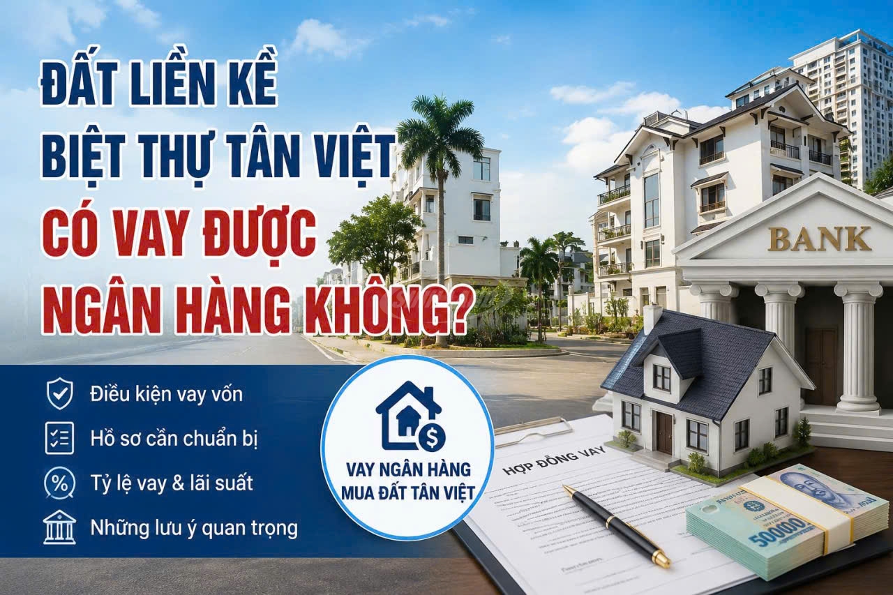Đất liền kề biệt thự Tân Việt
